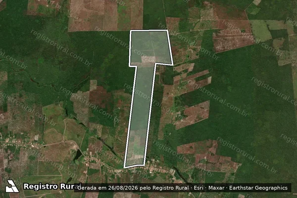 Imagem de satélite de FORMOSA - Parte 5 em Barras - PI