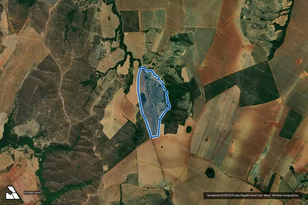 Imagem de satélite de Fazenda Santo Antonio - Parcela 1 em Coromandel - MG