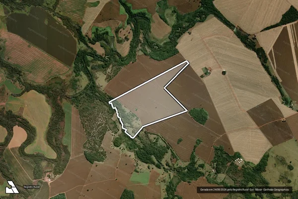 Imagem de satélite de FAZENDA RIOVERDINHO - Gleba 01 em Rio Verde - GO