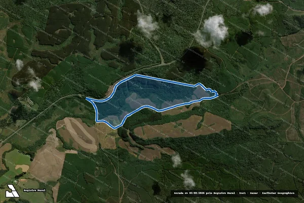 Imagem de satélite de Fazenda São João do Irani em Catanduvas - SC