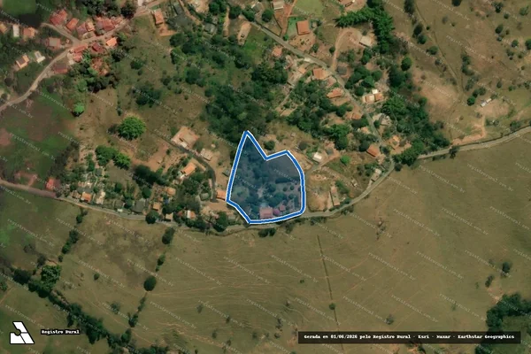 Imagem de satélite de SÍTIO CAPIM GUINÉ - Parte 1 em Belo Vale - MG