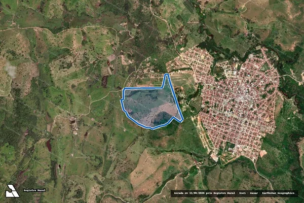Imagem de satélite de FAZENDA ELDORADO - Parte 3 em Águas Formosas - MG