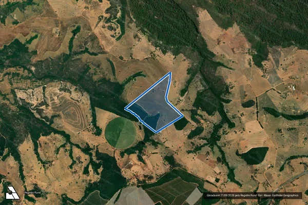 Imagem de satélite de Fazenda São Lamberto de Cima - Parte 1 em Presidente Olegário - MG
