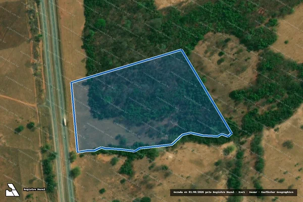 Imagem de satélite de Fazenda Dourados, Sitio Sonhos Dourados - PARCELA 02 em Professor Jamil - GO