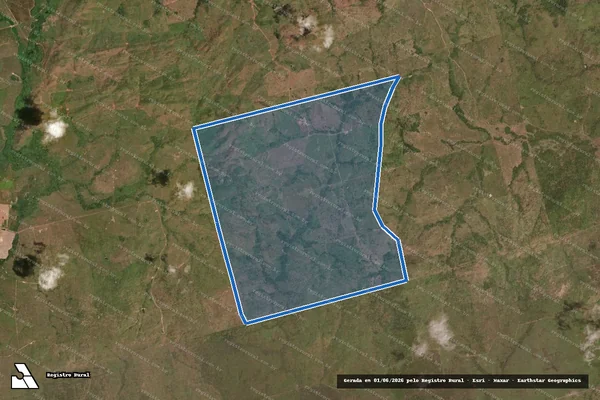 Imagem de satélite de FAZENDA BONANZA - MAT. 3910 - SANTANA DO ARAGUAIA em Santana do Araguaia - PA