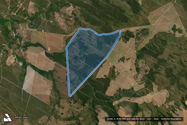 Imagem de satélite de FAZENDA CORREIO - Parte 01 em Balsas - MA