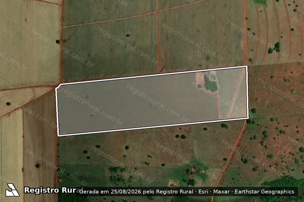Imagem de satélite de Chácara Santo Antônio - Parte 1 em Iturama - MG