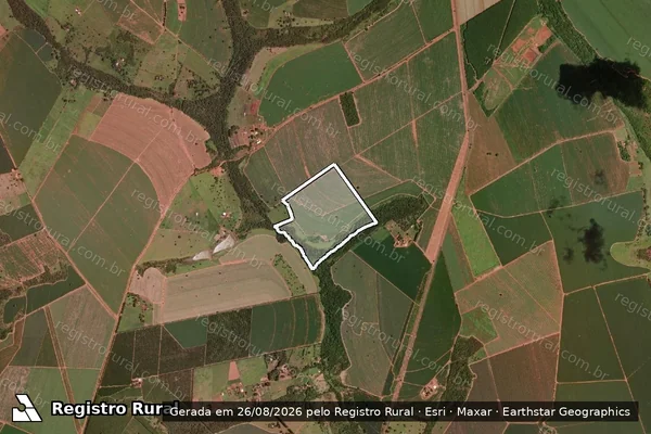 Imagem de satélite de ESTÂNCIA SÃO FRANCISCO - ESTÂNCIA SÃO FRANCISCO em Frutal - MG
