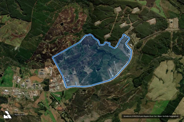 Imagem de satélite de Fazenda da Cria em São Francisco de Paula - RS