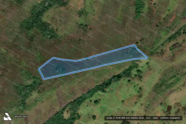Imagem de satélite de FAZENDA COROACI II - Parcela 1 em Coroaci - MG