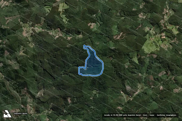 Imagem de satélite de SITIO FORTALEZA - SITIO FORTALEZA em Salesópolis - SP