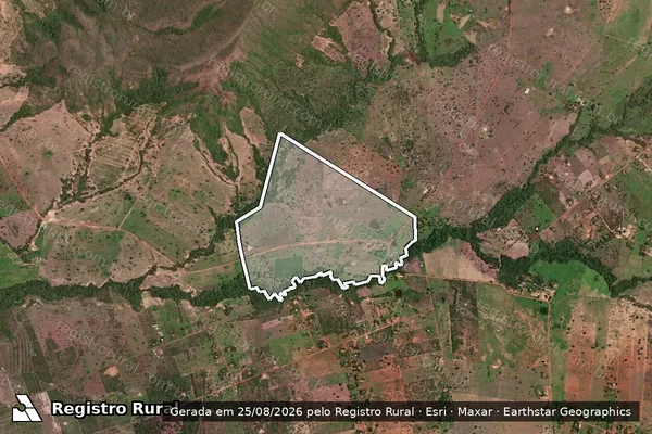 Imagem de satélite de FAZENDA GENIPAPO E TAMBORIL PARTE - FAZENDA GENIPAPO E TAMBORIL PARTE em Vila Boa - GO