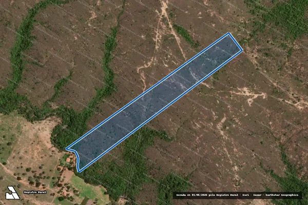 Imagem de satélite de FAZENDA ESTREITO OU CORREDOR E BOA VISTA - FAZENDA ESTREITO OU CORREDOR E BOA VISTA em Cabeceiras - GO