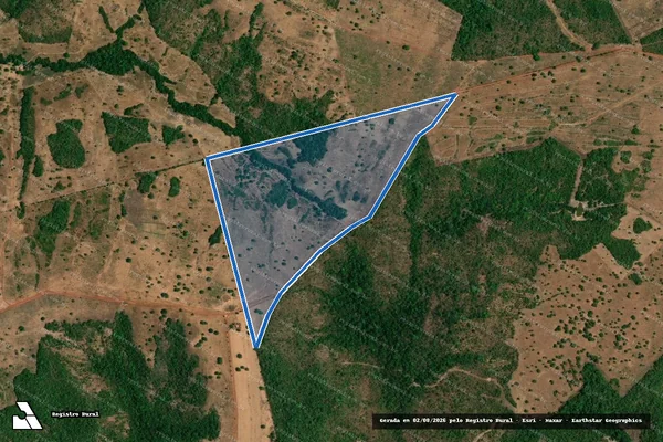 Imagem de satélite de Parte do Lote nº 35, do Loteamento Toriberó e Barreiro  - Parte 1 em Santa Rita do Tocantins - TO