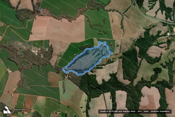 Imagem de satélite de SÍTIO DAS PEDRAS - SÍTIO DAS PEDRAS em Ponta Grossa - PR