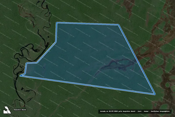Imagem de satélite de Fazenda Eldorado do Sul