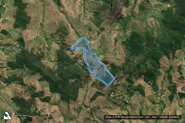 Imagem de satélite de Fazenda Boa Vista - Parcela 1 em Aimorés - MG