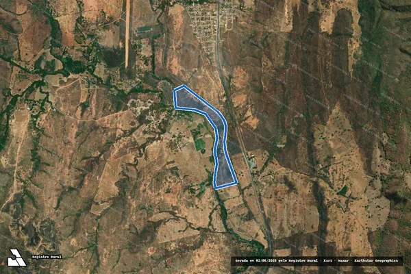 Imagem de satélite de FAZENDA DO CONDADO - Gleba 01 em Buenópolis - MG