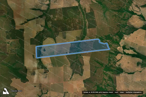 Imagem de satélite de FAZENDA NOVA AURORA - PARTE 1 em Barra do Garças - MT