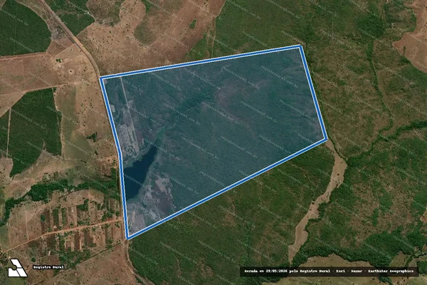 Imagem de satélite de LOTE 12-A2 E LOTE 12 (REMANESCENTE)-LOTEAMENTO DUERÉ-3º ETAPA FLS. A / Gleba 1 em Aliança do Tocantins - TO