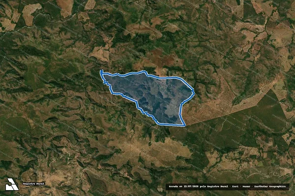 Imagem de satélite de FAZENDA SÃO FRANCISCO - PARCELA5 em Torixoréu - MT