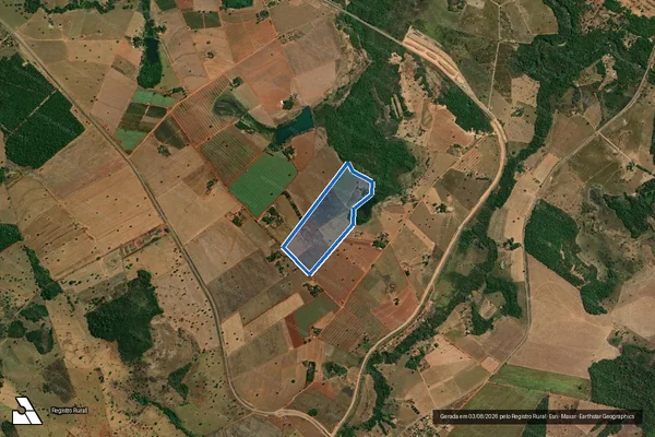 Imagem de satélite de Lote 25 ? Projeto de Assentamento Nova Aurora - Lote 25 ? P. A. Nova Aurora em Santa Isabel - GO