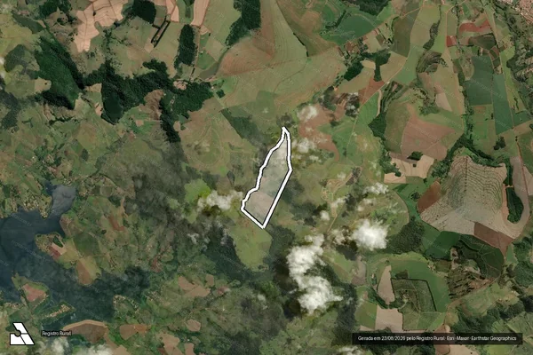 Imagem de satélite de Fazenda São João da Boa Vista - Gleba C - Gleba C1 em Fartura - SP