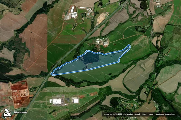 Imagem de satélite de Fazenda Cotia - Parcela 1 em Carambeí - PR