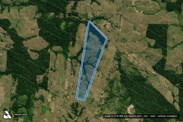 Imagem de satélite de LOTE 145 - P.A.D QUIXADÁ (COLÔNIA ESPORTIVA) - em Brasiléia - AC