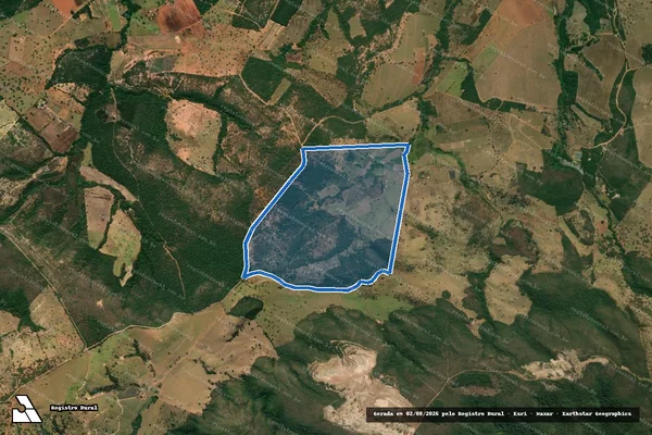 Imagem de satélite de FAZE NDA ANTIMES GLEBA 02 - Parte 1 em Pitangui - MG