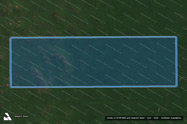 Imagem de satélite de FAZENDA CASTANHAL GLEBA OURO PRETO LOTE 15 - Parte 1 em Rondolândia - MT