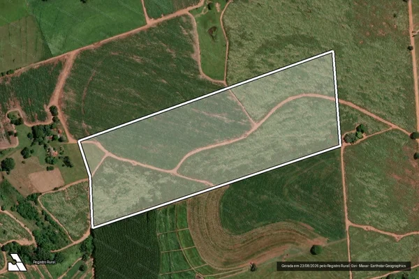 Imagem de satélite de Fazenda Santa Rita - Matr 42144 em Fernandópolis - SP