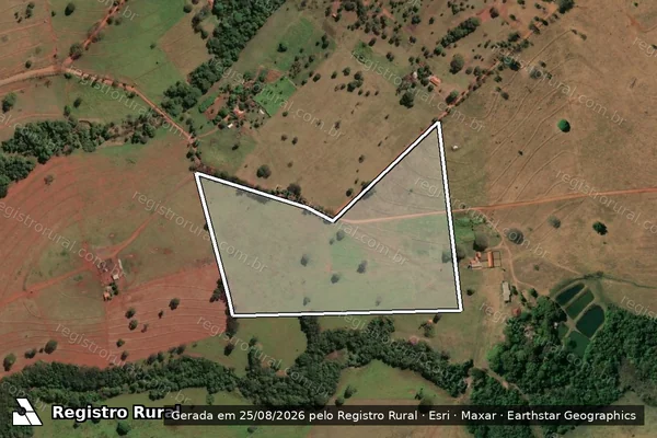 Imagem de satélite de FAZENDA CACHOEIRA ALTA - Parte 1 em Cachoeira Alta - GO