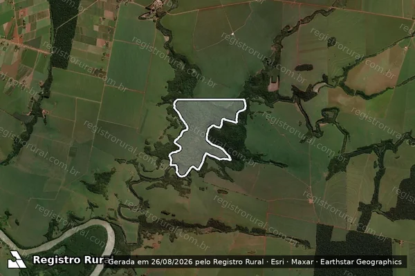 Imagem de satélite de Lote nº 84 - Lote nº 84 em Mariluz - PR