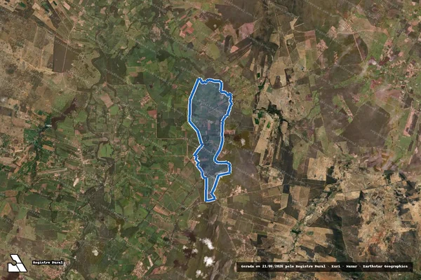 Imagem de satélite de P.A. Dom Mauro - Gleba B em Nova Porteirinha - MG
