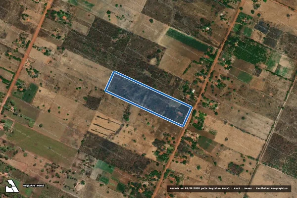 Imagem de satélite de LOTE 27, Q09 ? AGROVILA ? PA SÃO VICENTE - Gleba 27 em Flores de Goiás - GO