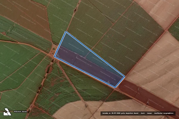 Imagem de satélite de Fazenda Barra - Fazenda Barra Gleba - A em Morro Agudo - SP