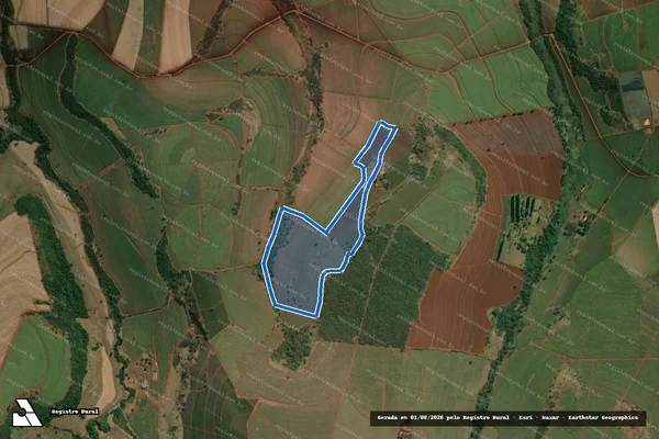 Imagem de satélite de Fazenda Magnólia - Parte 2 em Batatais - SP