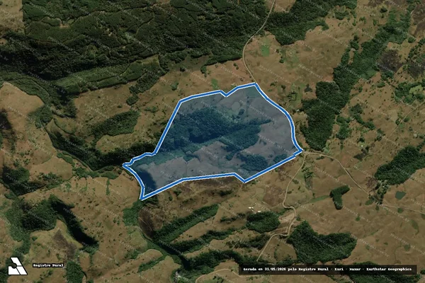 Imagem de satélite de Fazenda do Faxinal - Parte 2 em Jaquirana - RS