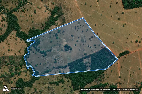 Imagem de satélite de Fazenda Boa Vista - Parcela 1 em Fazenda Nova - GO