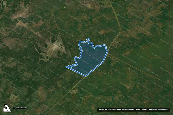 Imagem de satélite de FAZENDA SAO JOAO - ÁREA B em Poconé - MT