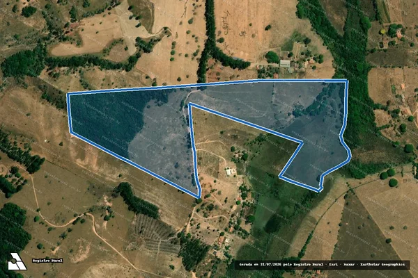 Imagem de satélite de Fazenda Palmeiras - Parte 1 em Formiga - MG