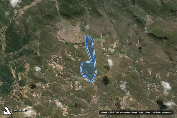 Imagem de satélite de Fazenda Laranjeiras - Parcela 1 em Contendas do Sincorá - BA