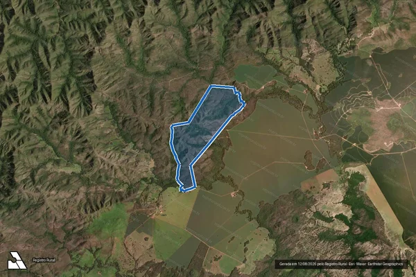 Imagem de satélite de FAZENDA BONITA - Parte 1 em Mimoso de Goiás - GO