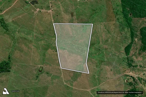 Imagem de satélite de FAZENDA VITORIA ? LOTE 48 - Parte 1 em São Domingos do Araguaia - PA