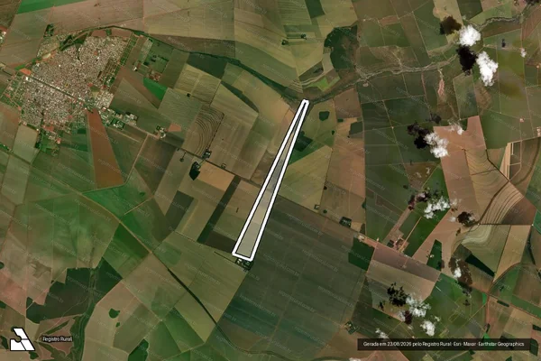 Imagem de satélite de Fazenda Cangatá em Chapadão do Sul - MS