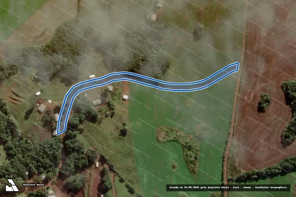 Imagem de satélite de P.A. 30 DE OUTUBRO - Estrada Municipal - Parte 2 em Campos Novos - SC