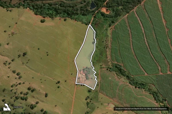 Imagem de satélite de FAZENDA BOA VISTA - Parte 02 (M-8587) em Carmo do Rio Verde - GO