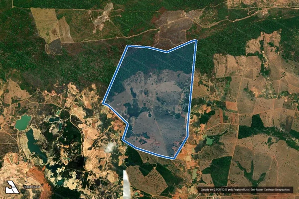 Imagem de satélite de PA JOÃO LANARI DO VAL - Lote 82, 83, 86 - Parte 1 em Cumaru do Norte - PA