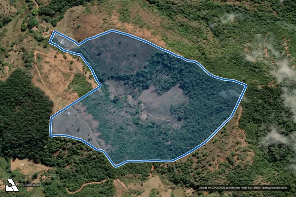 Imagem de satélite de FAZENDA PURIFICACAO - Purificação em Peçanha - MG